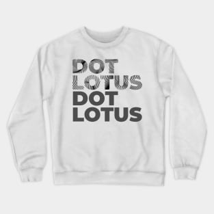 Dot Lotus Mesh Crewneck Sweatshirt